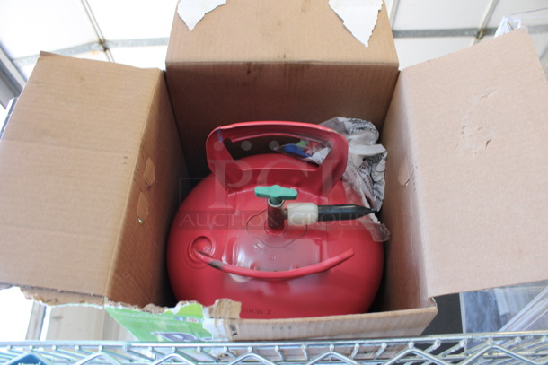 IN ORIGINAL BOX! Balloon Time Helium Tank. 9x9x17 - Image 3 of 3