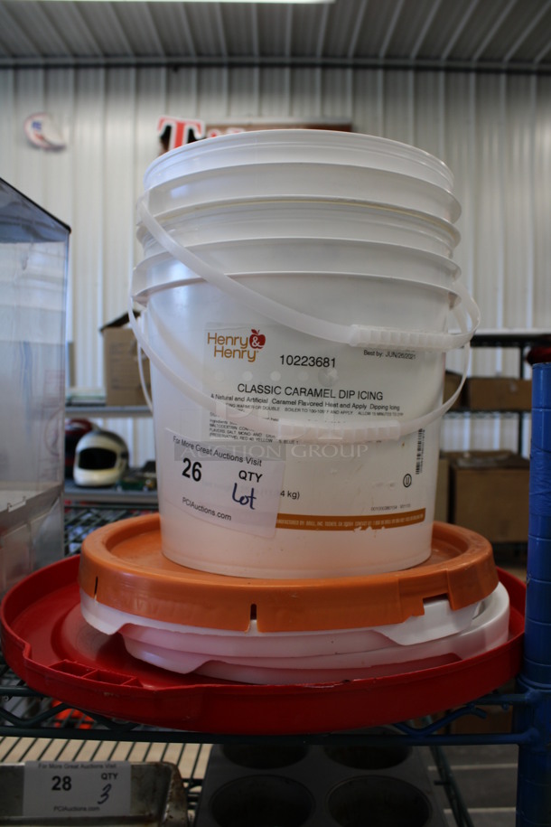 ALL ONE MONEY! Lot of Various Poly Containers and Lids!  - Image 1 of 3