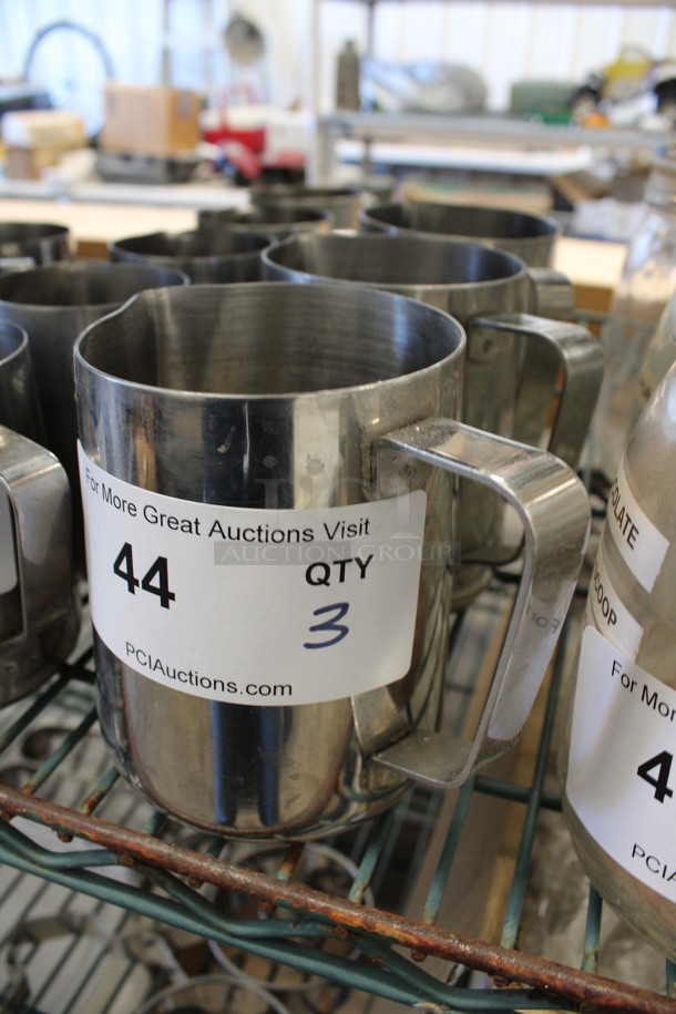 3 Metal Pitchers. 5.5x4x5. 3 Times Your Bid! - Image 3 of 3
