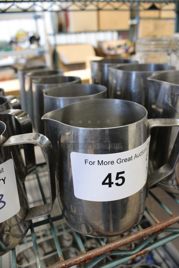 5 Metal Pitchers. 5x3.5x4.5. 5 Times Your Bid! - Image 3 of 3