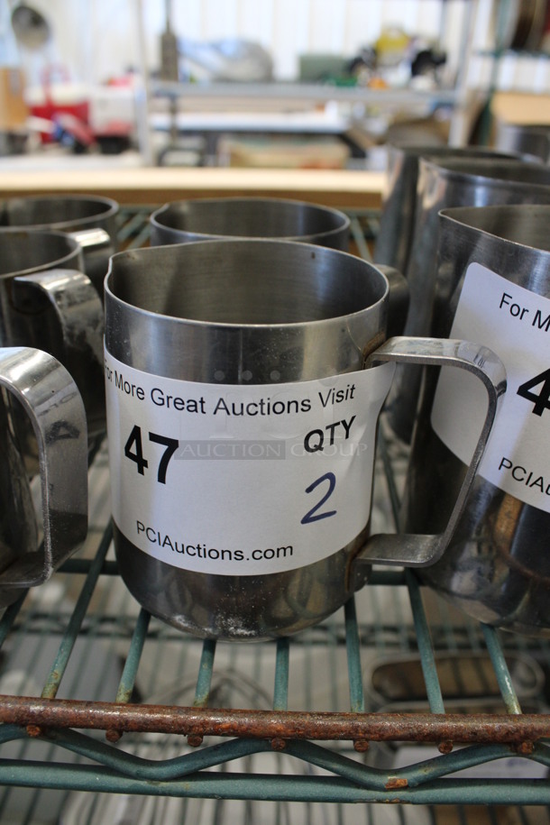 2 Metal Pitchers. 4x3x3.5. 2 Times Your Bid!