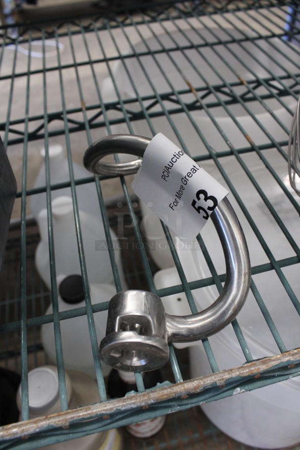 Metal Commercial Dough Hook Attachment for KitchenAid Mixer. 3x3x7 - Image 1 of 3