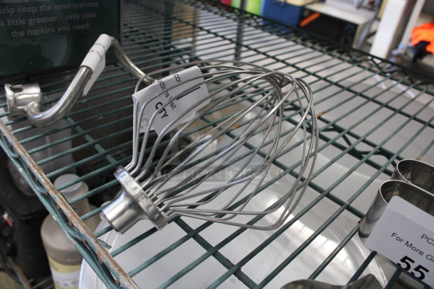 Metal Commercial W10745196 Whisk Attachment for KitchenAid Mixer. 6x4x7 - Image 2 of 3