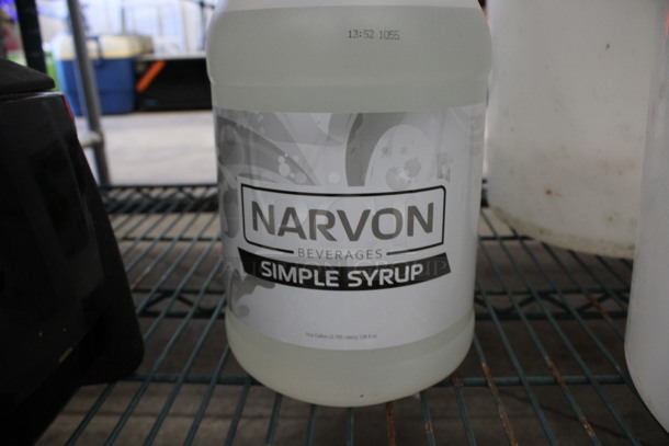 5 Various Bottles; Cranberry Syrup, White Chocolate Flavored Sauce, Narvon Simple Syrup and 2 Vinegar. 5 Times Your Bid! - Image 3 of 5