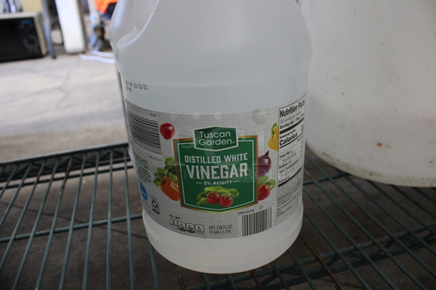 5 Various Bottles; Cranberry Syrup, White Chocolate Flavored Sauce, Narvon Simple Syrup and 2 Vinegar. 5 Times Your Bid! - Image 4 of 5