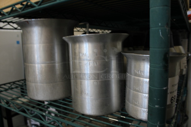 3 Various Metal Pitchers. Includes 9x7.5x8.5. 3 Times Your Bid! - Image 3 of 3