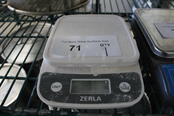 Zerla Countertop Food Portioning Scale. 6x7.5x2 - Image 1 of 3