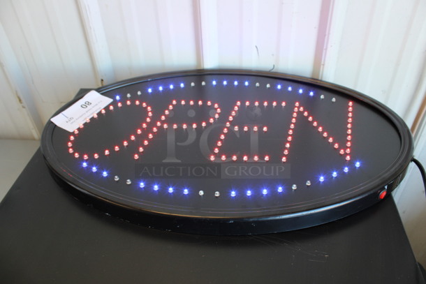 Light Up Open Sign. 23x1x14. Tested and Working! - Image 3 of 4