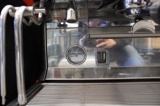 LATE MODEL! Nuova Simonelli Aurelia II Stainless Steel Commercial Countertop 3 Group Espresso Machine w/ 4 Portafilters, 2 Steam Wands, Touchscreen and Original Manual. 208-240 Volts. 41x25x25 - Image 3 of 9