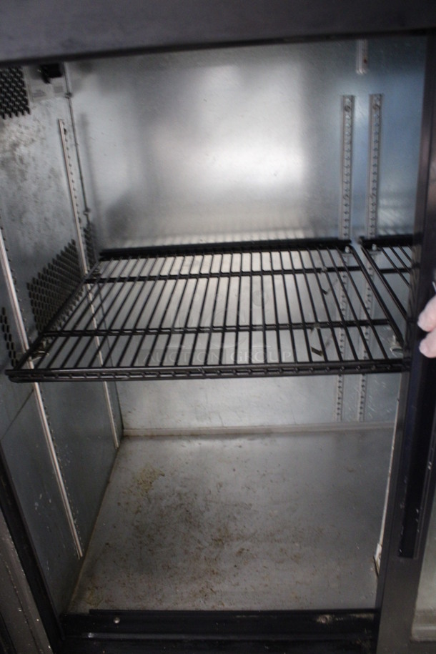 2016 True Model TBB-24-48G-SD-LD Stainless Steel Commercial 2 Door Back Bar Cooler Merchandiser. 115 Volts, 1 Phase. 49x24.5x36. Tested and Working! - Image 3 of 6