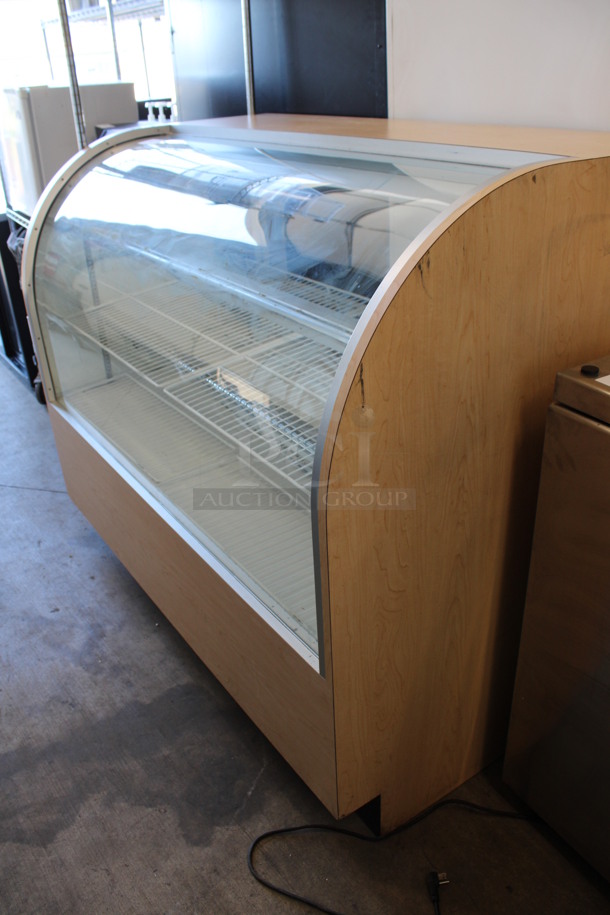 Commercial Floor Style Dry Display Case Merchandiser w/ Poly Racks. 60x35x50 - Image 2 of 4