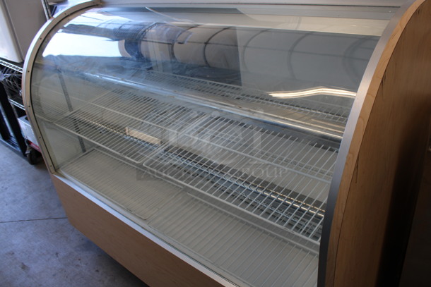 Commercial Floor Style Dry Display Case Merchandiser w/ Poly Racks. 60x35x50 - Image 3 of 4