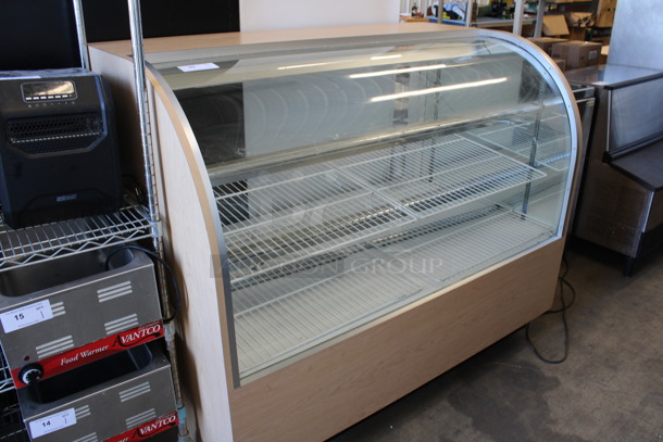 Commercial Floor Style Dry Display Case Merchandiser w/ Poly Racks. 60x35x50 - Image 4 of 4
