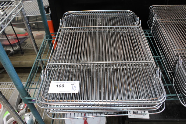 10 Metal Cooling Racks. 16.5x25x1. 10 Times Your Bid!