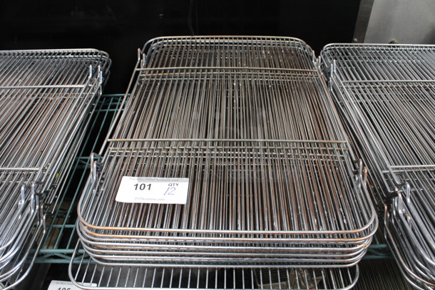 12 Metal Cooling Racks. 16.5x25x1. 12 Times Your Bid!