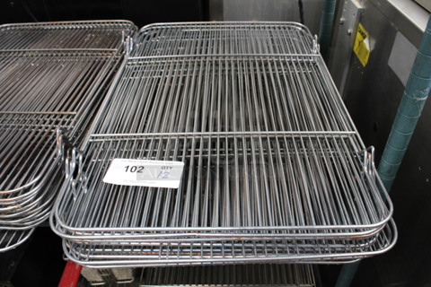 12 Metal Cooling Racks. 16.5x25x1. 12 Times Your Bid!