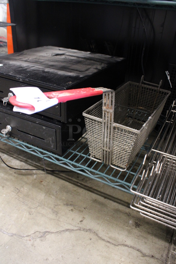 Metal Fry Basket. 6.5x26x10 - Image 1 of 3
