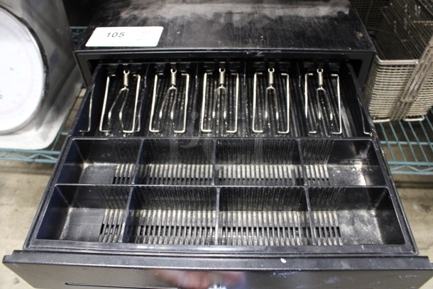 2 Black Metal Cash Drawers. 16x16.5x4.5. 2 Times Your Bid! - Image 4 of 4