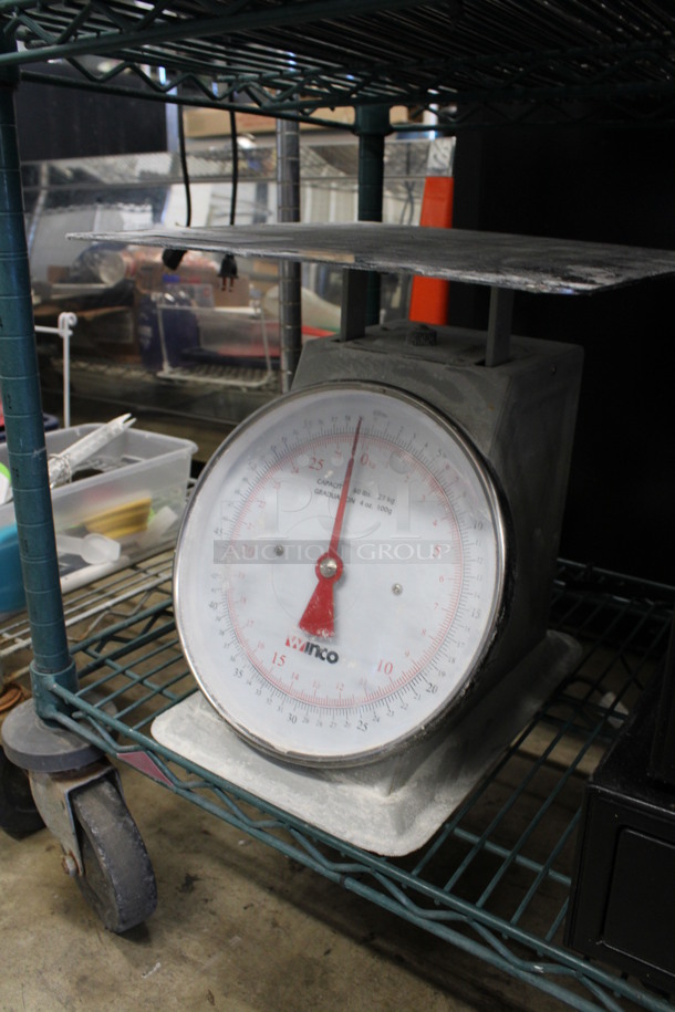 Winco Metal Countertop Food Portioning Scale. 13x13x12 - Image 3 of 4
