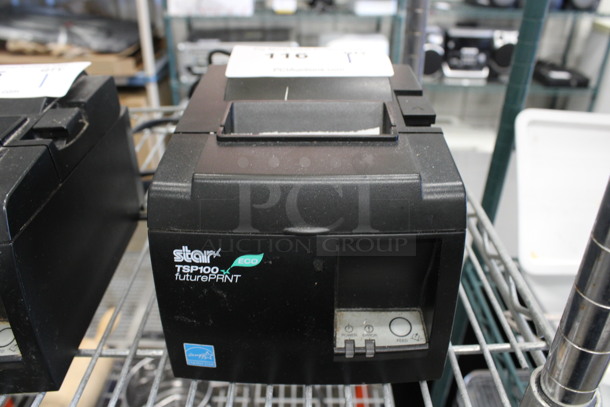 Star Micronics Model TSP100II Countertop Receipt Printer. 6x8x5.5
