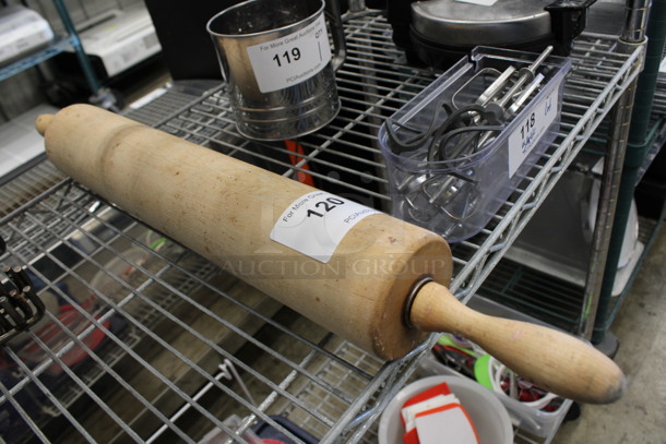 Wooden Rolling Pin. 27" - Image 2 of 2