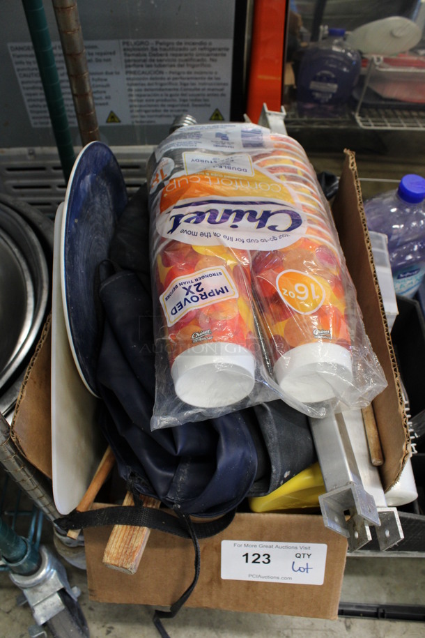 ALL ONE MONEY! Lot of To Go Cups, Hand Soap and White Rack! - Image 2 of 5