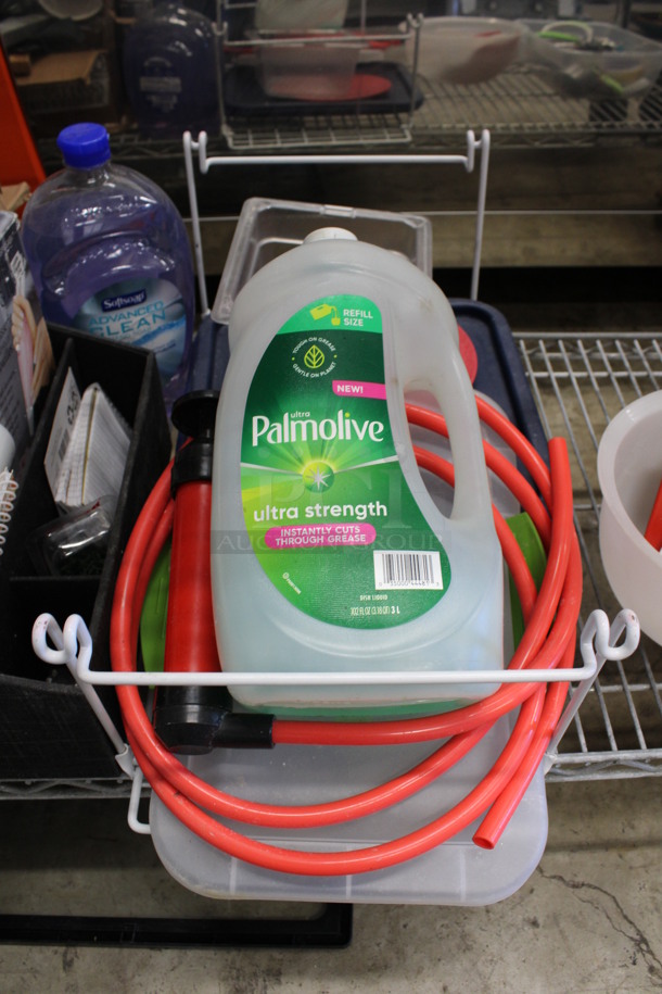 ALL ONE MONEY! Lot of To Go Cups, Hand Soap and White Rack! - Image 5 of 5