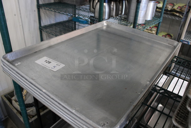 5 Metal Full Size Baking Pans. 18x26x1. 5 Times Your Bid! - Image 2 of 2