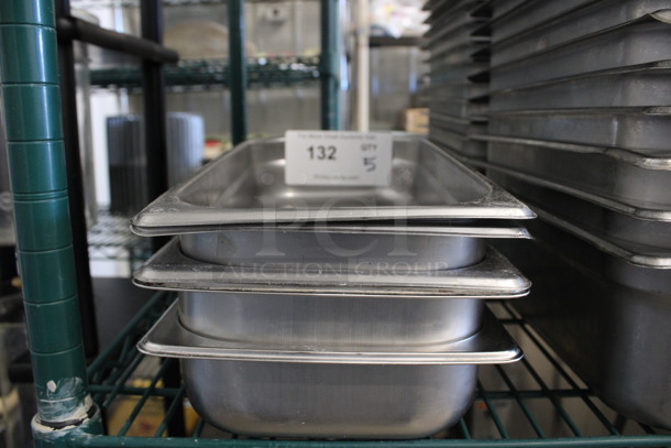 5 Stainless Steel 1/3 Size Drop In Bins. 1/3x2. 5 Times Your Bid! - Image 3 of 3
