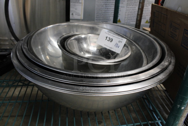10 Various Metal Bowls. Includes 19x19x6. 10 Times Your Bid! - Image 1 of 3