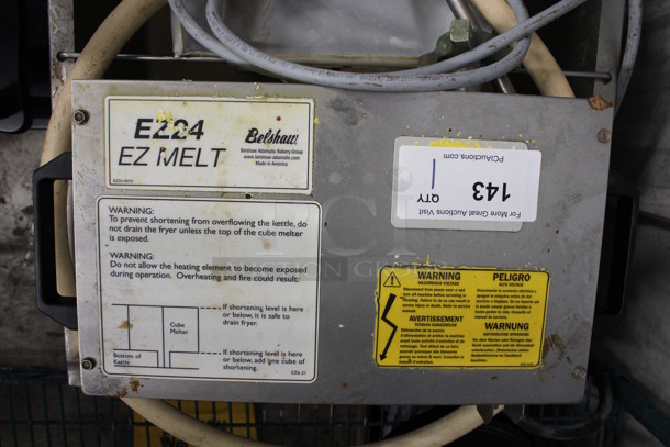 Belshaw Model 20508 EZ24 Stainless Steel Commercial Floor Style Oil Filtration System. 120 Volts, 1 Phase. 22x25x24 - Image 4 of 5