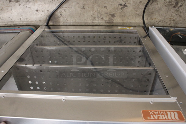 Heat Max Stainless Steel Commercial Countertop Warming Merchandiser Display Case. 22x22x24. Tested and Working! - Image 5 of 5