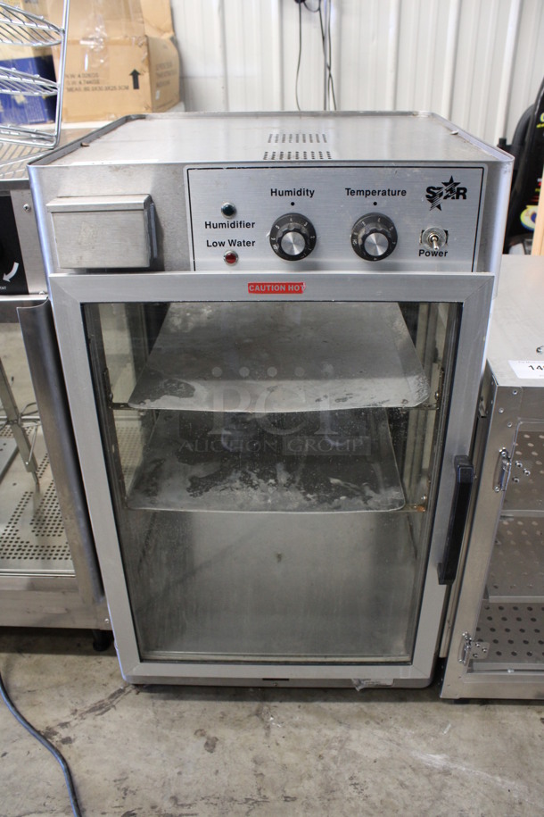 Star Stainless Steel Commercial Countertop Warming Display Case Merchandiser. 21.5x23x34. Tested and Working!