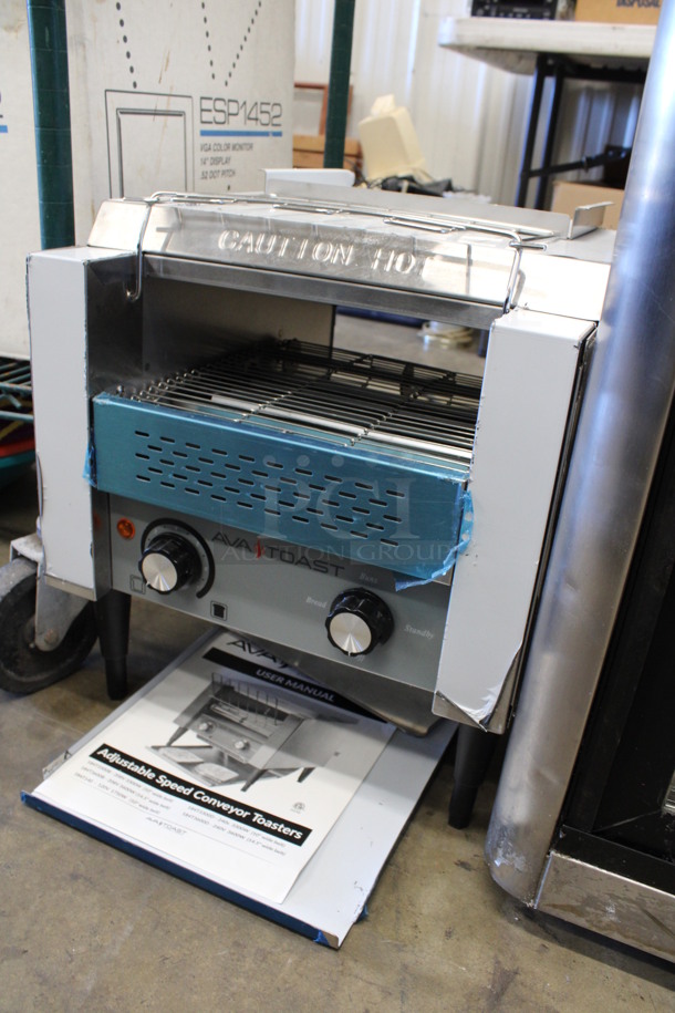 BRAND NEW! Avatoast Stainless Steel Commercial Countertop Conveyor Toaster Oven. 14.5x17x16.5. Tested and Working! - Image 3 of 6