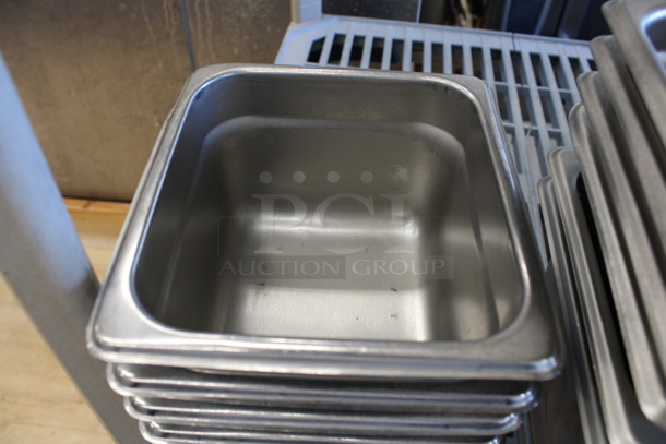 5 Stainless Steel 1/6 Size Drop In Bins. 1/6x4. 5 Times Your Bid! - Image 3 of 3