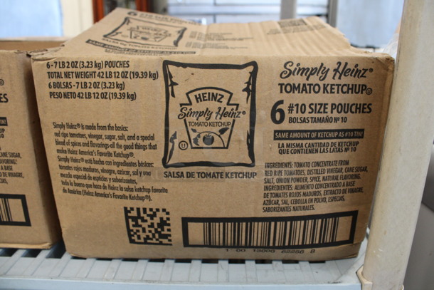 ALL ONE MONEY! Lot of 2 Boxes of Heinz #10 Size Ketchup Pouches! - Image 3 of 3