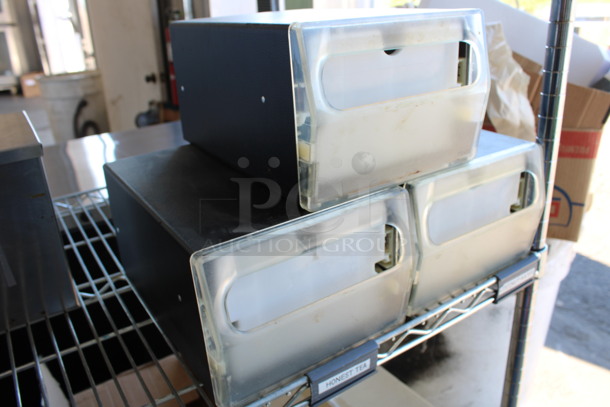 3 Metal and Poly Napkin Dispensers. 8x12x6. 3 Times Your Bid! - Image 2 of 3
