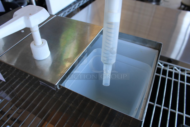 Metal Countertop 3 Bin Condiment Pump. 16x7.5x11 - Image 4 of 4
