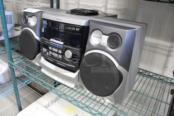 Magnavox MAS-300 3 Disc Rotary Changer Stereo. 25.5x12x12.5 - Image 2 of 4