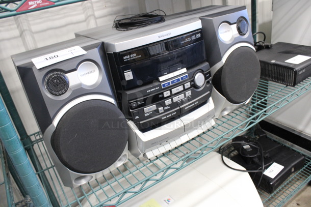 Magnavox MAS-300 3 Disc Rotary Changer Stereo. 25.5x12x12.5 - Image 3 of 4