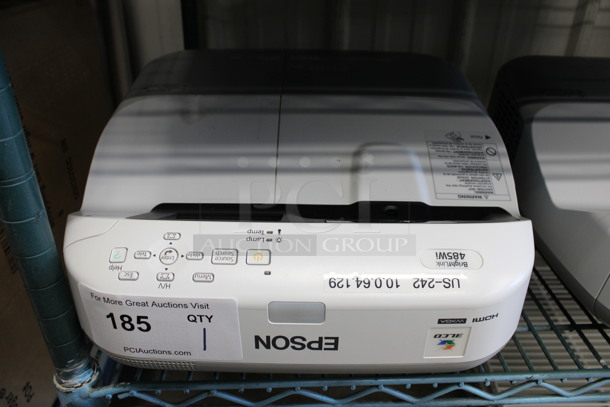Epson Model H452A LCD Projector. 100-240 Volts, 1 Phase. 14x14x7 - Image 1 of 3