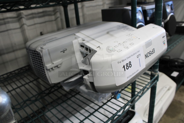 Epson Model H452A LCD Projector on Mount. 100-240 Volts, 1 Phase. 14x25x9 - Image 2 of 4