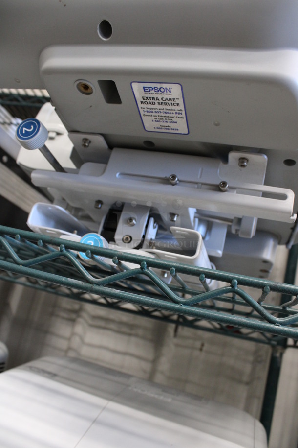 Epson Model H452A LCD Projector on Mount. 100-240 Volts, 1 Phase. 14x25x9 - Image 4 of 4