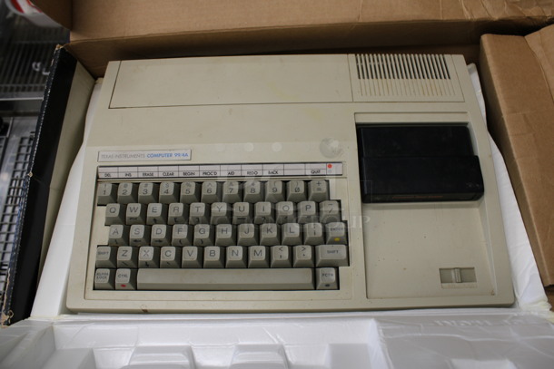 IN ORIGINAL BOX! Texas Instruments 99/4A Computer. 15x10x3