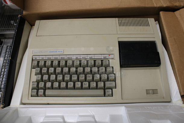 IN ORIGINAL BOX! Texas Instruments 99/4A Computer. 15x10x3 - Image 1 of 4