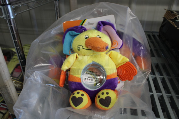ALL ONE MONEY! Lot of 10 BRAND NEW Baby Bottle Buddy Toys!  - Image 1 of 3