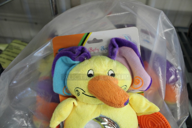 ALL ONE MONEY! Lot of 10 BRAND NEW Baby Bottle Buddy Toys!  - Image 2 of 3