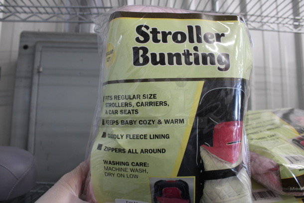 6 BRAND NEW! Pink Stroller Buntings. 6 Times Your Bid! - Image 4 of 4
