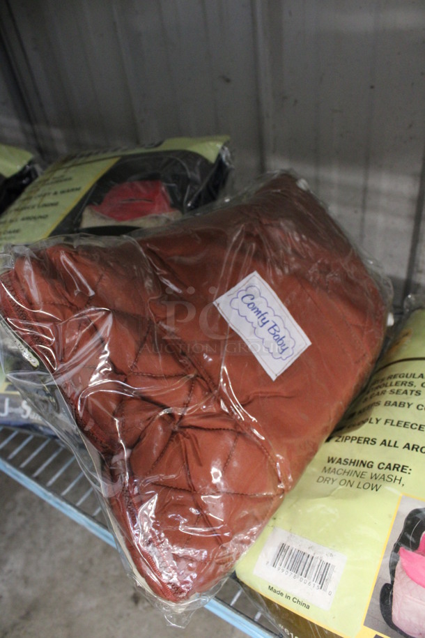 4 BRAND NEW! Stroller Buntings; 1 Brown and 3 Black. 4 Times Your Bid! - Image 2 of 3