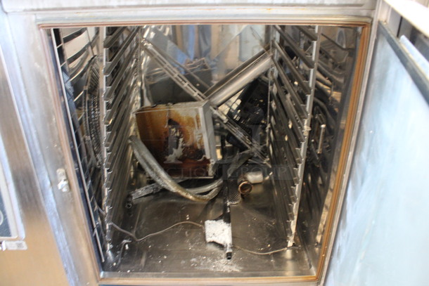 2 Rational Stainless Steel Commercial Combitherm Self Cooking Center Convection Ovens on Commercial Casters. Top Model: SCC WE 62. Bottom Model: SCC WE 102. 480 Volts, 3 Phase. 42x41x73. 2 Times Your Bid! - Image 6 of 10